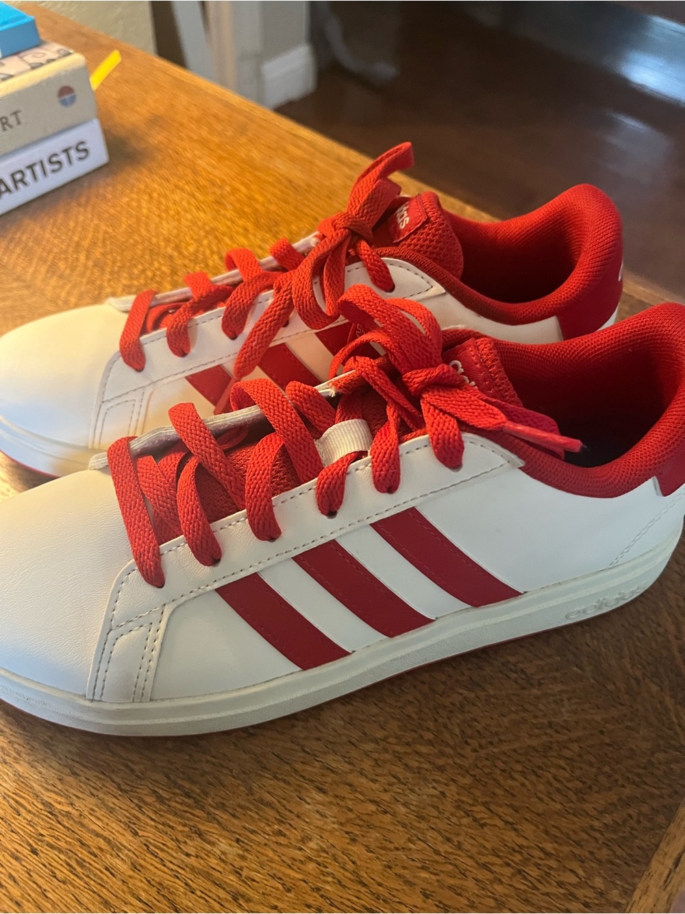 Adidas Grand Court Lace  Shoes Youth 4.5 Women’s 6.5 Worn one weekend!